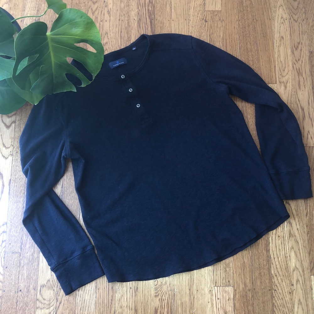 Men’s Black Henley